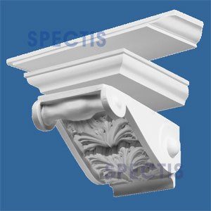 BL2604 Combined Corbel or Eave Bracket 21"W x 10"H x 17" P