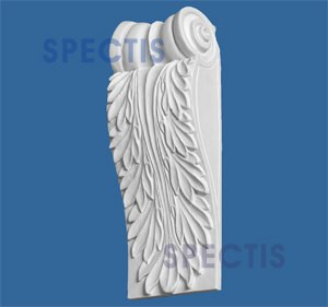 BL2755 Corbel Block or Eave Bracket 3.5"W x 9.5"H x 2" P