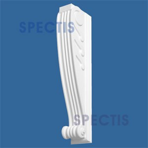 BL2803 Corbel Block or Eave Bracket 4"W x 28"H x 6.5" P