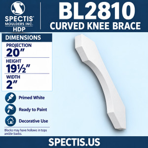BL2810 Curved Knee Brace