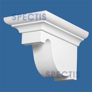 BL2834 Corbel Block or Eave Bracket 6.5"W x 6.5"H x 10.75" P