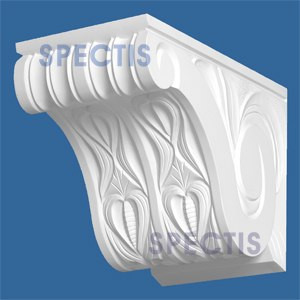 BL2836 Corbel Block or Eave Bracket 8"W x 10"H x 13" P