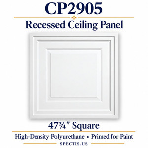 CP2905 Recessed HDP Ceiling Panel 47¾″ Square