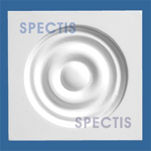 CR102 4 1/2" x 4 3/8" Rectangle Rosette