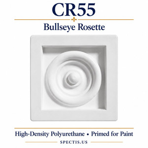 CR55 Bullseye Rosette — HDP urethane