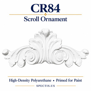 CR84 Scroll Ornament — HDP urethane