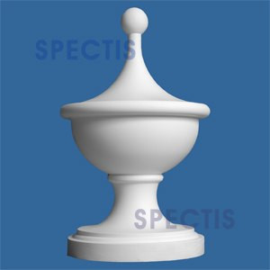 FIN107 Urn Cup Urethane Finial 7 1/4" x 13"