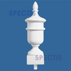 FIN23 Urn on Base Urethane Finial 6" x 22-5/8"
