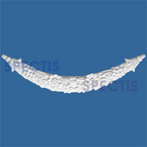 FT3402 30 1/2" x 7 3/4" Curved Urethane Festoon