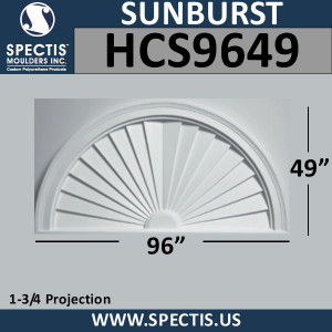 HCS9649 Urethane Sunburst 96 x 49
