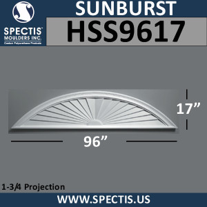 HSS9617 Urethane Sunburst  96 x 17