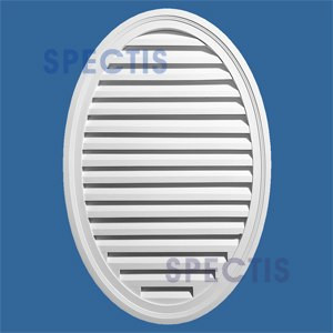 LOVO2836 Urethane Louvre Open Oval 28 x 36