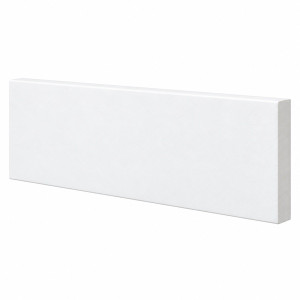 MD1011-18 Smooth Flat Trim — Polyurethane — 1″ P × 18″ H × 12′ L — product only on white background.
