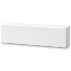 MD1011-3 Smooth Flat Trim — Polyurethane — 1″ P × 3″ H × 12′ L — product only on white background.