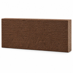 MD1011-6RS Rough Sawn Flat Trim — Polyurethane — 1″ P × 6″ H × 12′ L — product only on white background.
