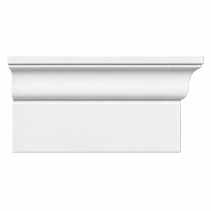 MD1035 Ogee Head Trim with Flat Base on white background