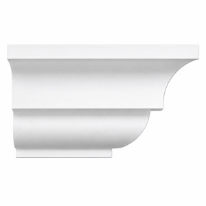 MD1040 Stepped Ogee Crown Moulding on white background