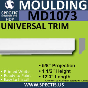 MD1073 Spectis Molding Case Trim 5/8"P x 1 1/2"H x 144"L