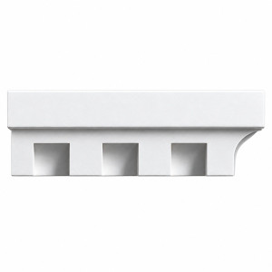 MD1080 Dentil Trim Moulding on white background