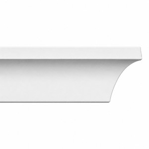 MD1091 compact cove crown moulding on a white background