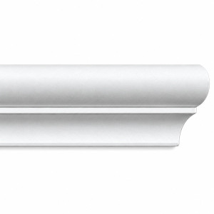 MD1103 Crown Nose Moulding on white background