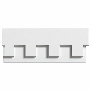 MD1109 Dentil Frieze Moulding on white background