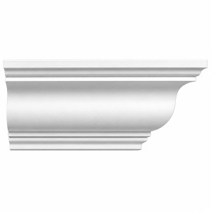 MD1112 Compound Ogee Crown Moulding on white background