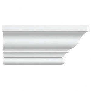 MD1113 Ogee & Bead Crown Moulding on white background