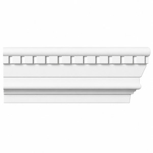 MD1152 Dentil Crown Moulding on white background