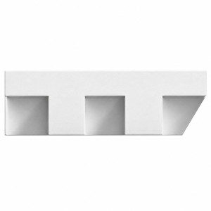 MD1189 Deep Dentil Trim on white background