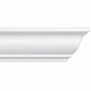 MD1229 Ogee Crown Moulding on white background