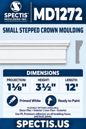 MD1272 moulding and matching side profile