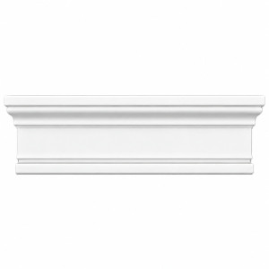 MD1272 Small Stepped Crown Moulding on white background