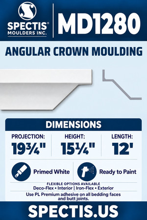 MD1280 moulding and matching side profile
