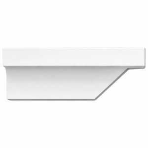 MD1280 Angular Crown Moulding on white background