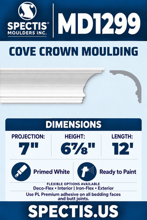 MD1299 moulding and matching side profile