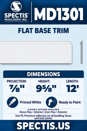 MD1301 moulding and matching side profile