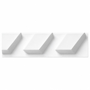 MD1314L-8/12 8/12 Left Pitch Angled Dentil Trim on white background
