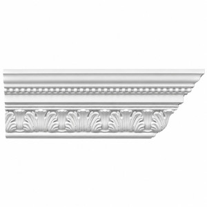 MD1334 Acanthus Crown Moulding on white background