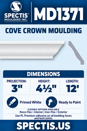 MD1371 corrected moulding product card