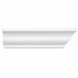 MD1371 Cove Crown Moulding on white background