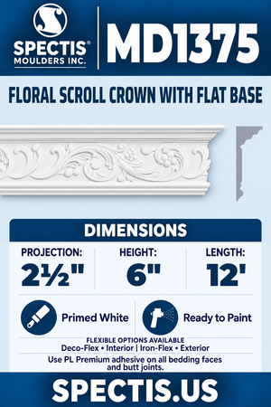 MD1375 corrected moulding product card