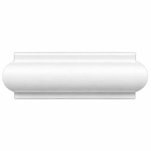MD1385 Bullnose Base Cap Trim on white background
