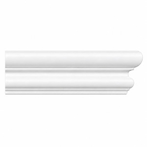 MD1411 Ogee Base Cap Trim on white background