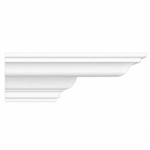 MD1415 Stepped Cove Crown Moulding on white background