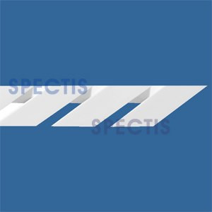 MD1446R-10/12 Pitch Dentil Trim Right  3"P x 6 15/16"H x 48"L