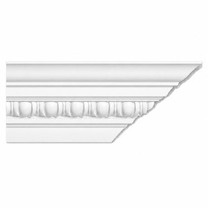 MD1460 Egg-and-Dart Crown Moulding on white background