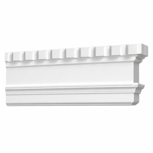 MD1520 Dentil Base Cap Trim on white background