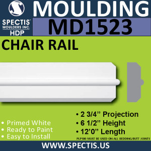 MD1523 Spectis Molding Plant On Trim 2 3/4"P x 6 1/2"H x 144"L