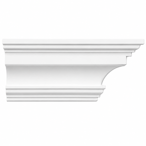 MD1557 Stepped Crown Moulding on white background